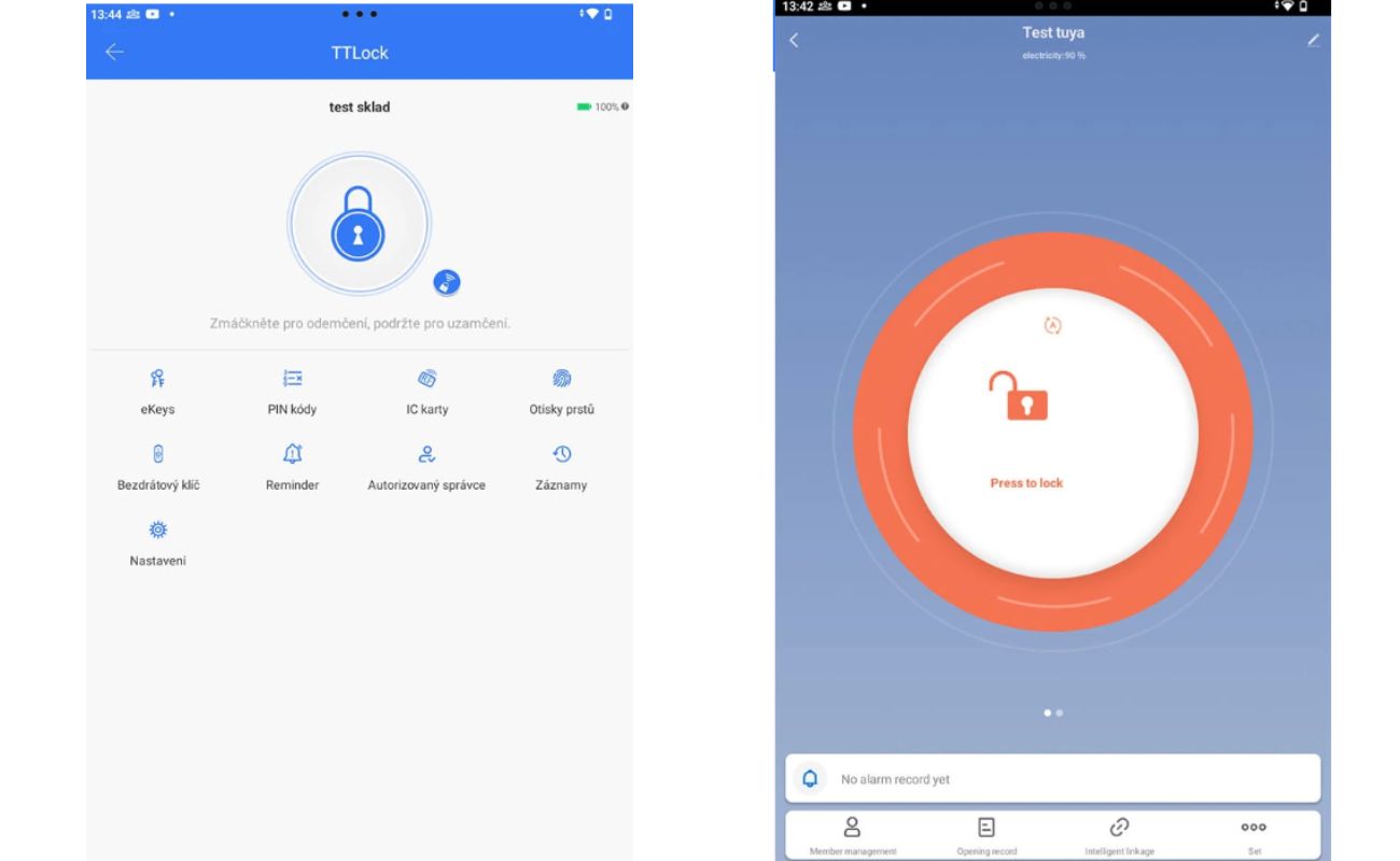 TTLOCK a tuya app